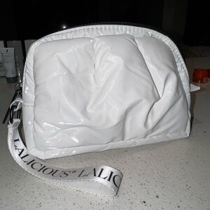 White Puffer Cosmetic Bag